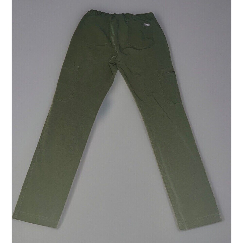 Figs (S) Moss Green Mens Jogger Scrub Pants & Top Set Technical Collection (FLAW - Picture 5 of 16